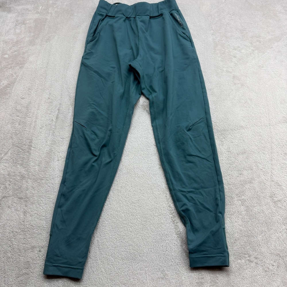 Alphalete Joggers Women Small Teal Green Athletic Tapered Sweatpants Activewear